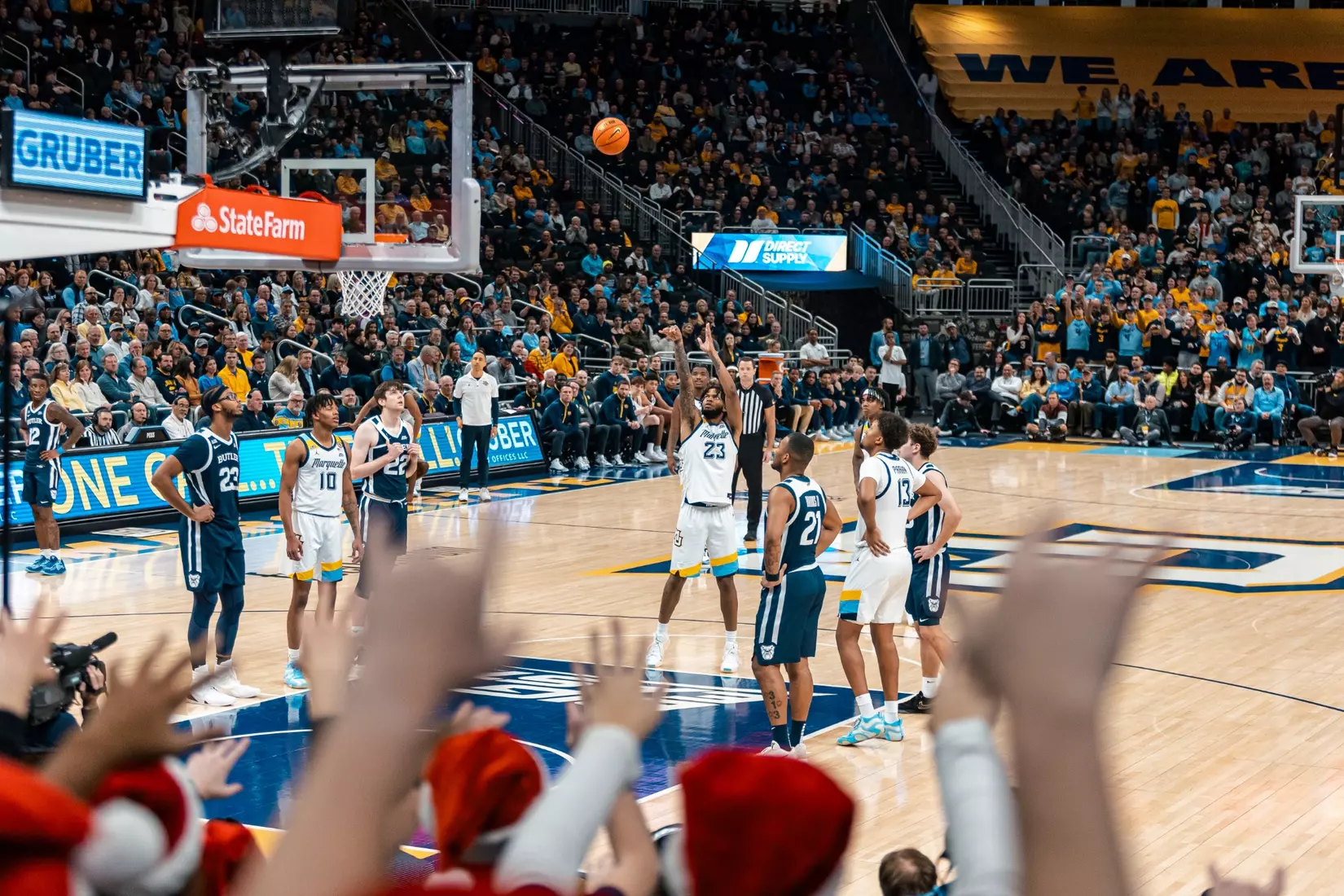 #9 Marquette Men's Basketball Defeats Butler 80-70 on Wednesday, December 18th, 2024 at Fiserv Forum, In Milwaukee, WI