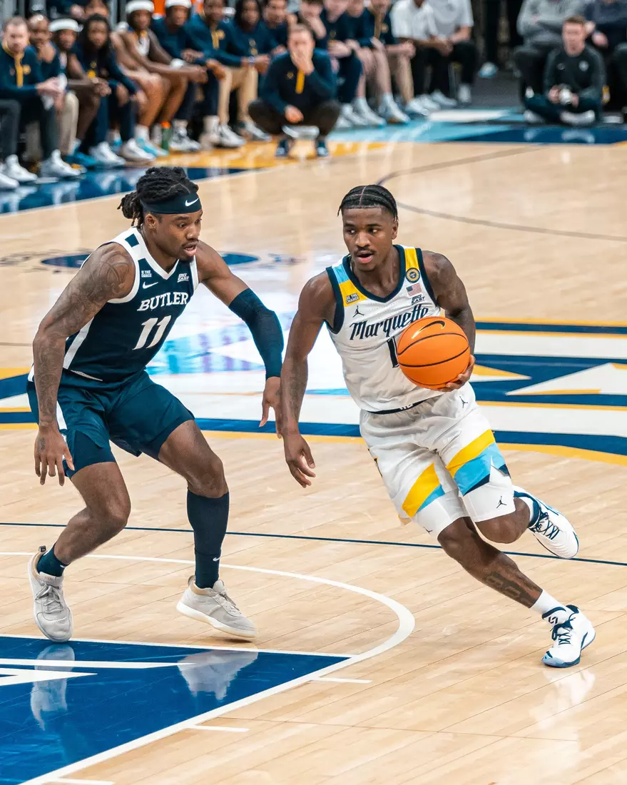 #9 Marquette Men's Basketball Defeats Butler 80-70 on Wednesday, December 18th, 2024 at Fiserv Forum, In Milwaukee, WI