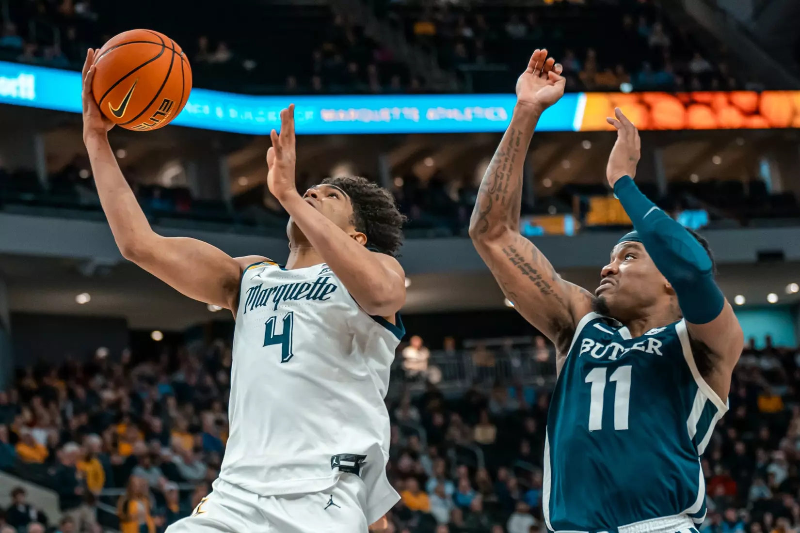 #9 Marquette Men's Basketball Defeats Butler 80-70 on Wednesday, December 18th, 2024 at Fiserv Forum, In Milwaukee, WI