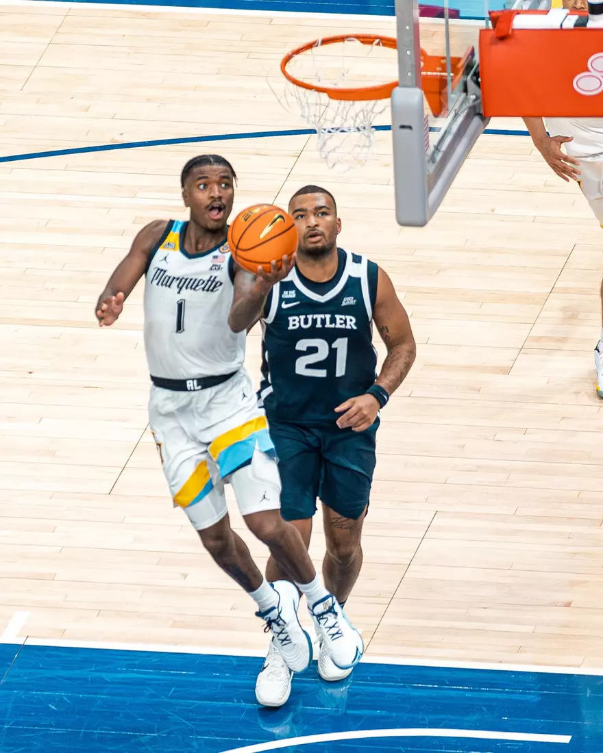 #9 Marquette Men's Basketball Defeats Butler 80-70 on Wednesday, December 18th, 2024 at Fiserv Forum, In Milwaukee, WI