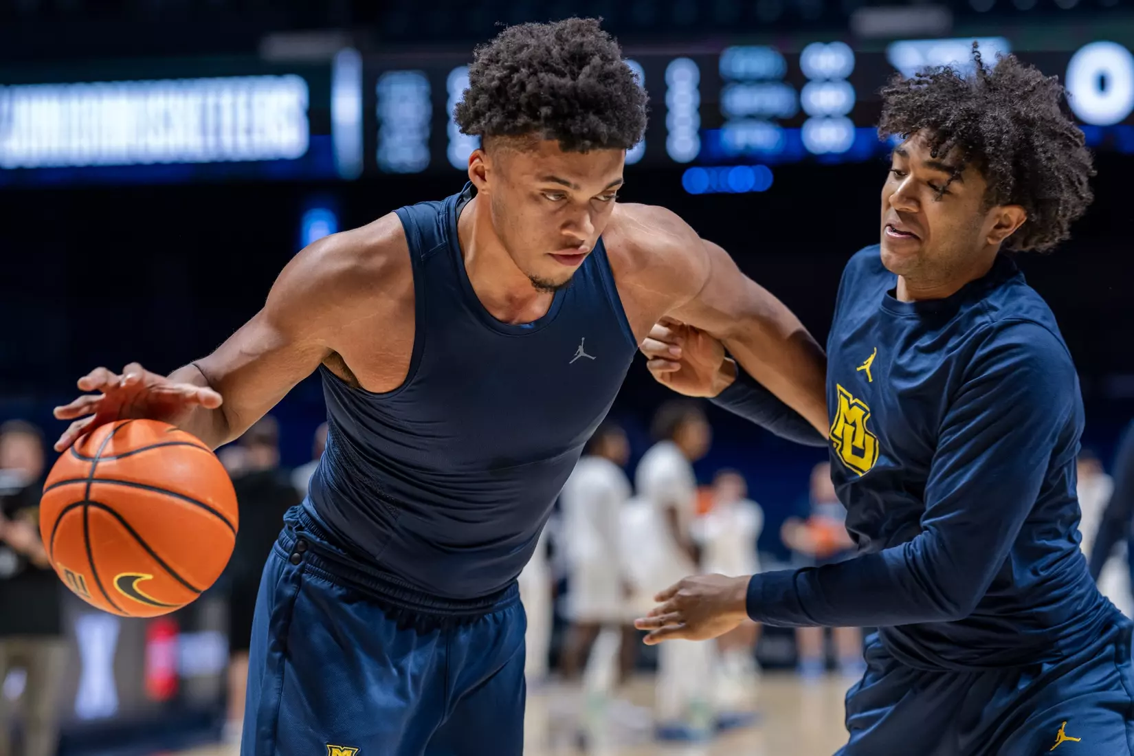 #9 Marquette Men's Basketball Defeats Xavier 72-70 on Saturday, December 21st, 2024 at Cintas Center, in Cincinnati, OH