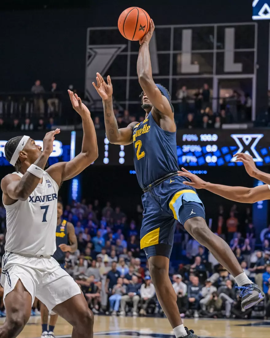 #9 Marquette Men's Basketball Defeats Xavier 72-70 on Saturday, December 21st, 2024 at Cintas Center, in Cincinnati, OH