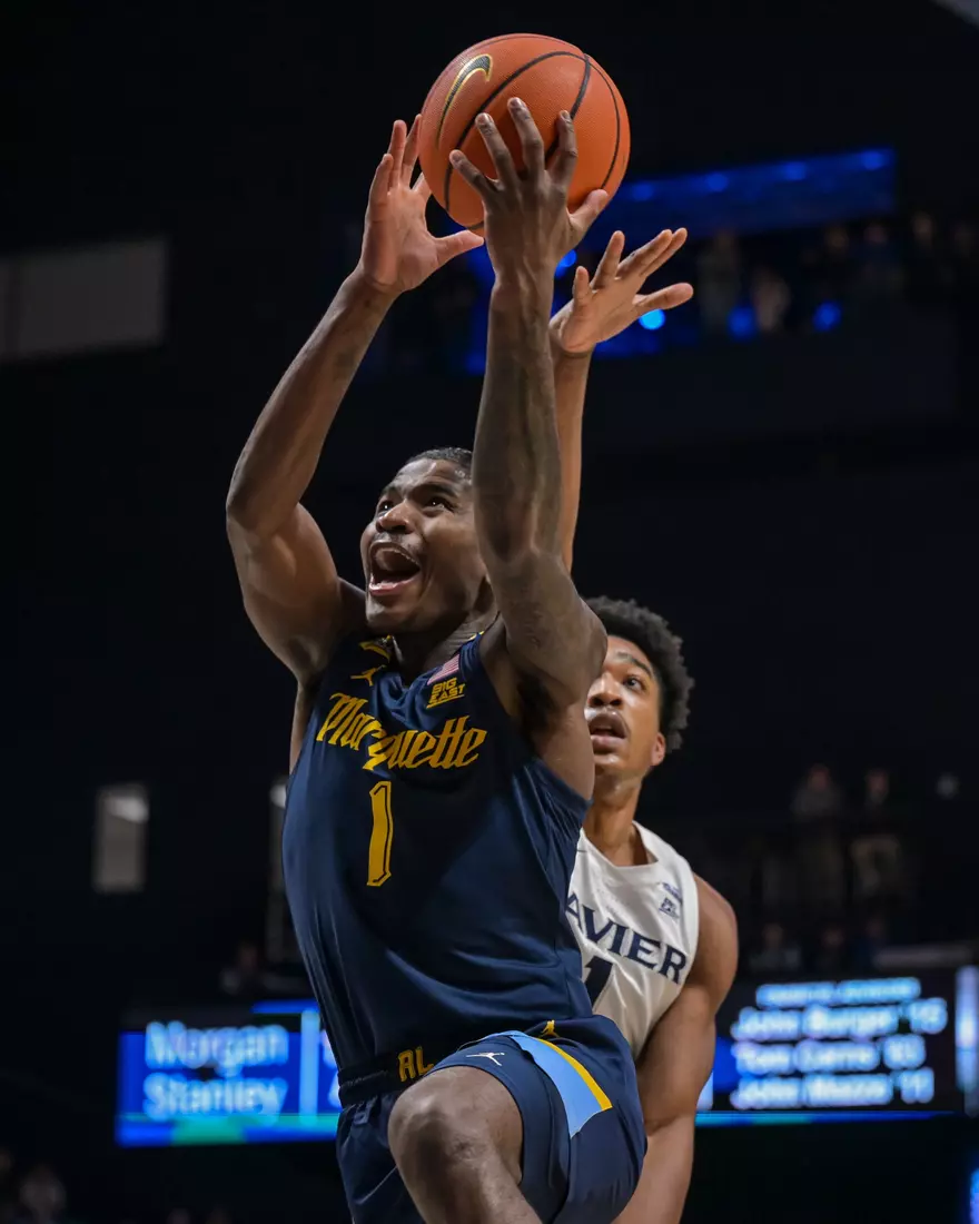 #9 Marquette Men's Basketball Defeats Xavier 72-70 on Saturday, December 21st, 2024 at Cintas Center, in Cincinnati, OH