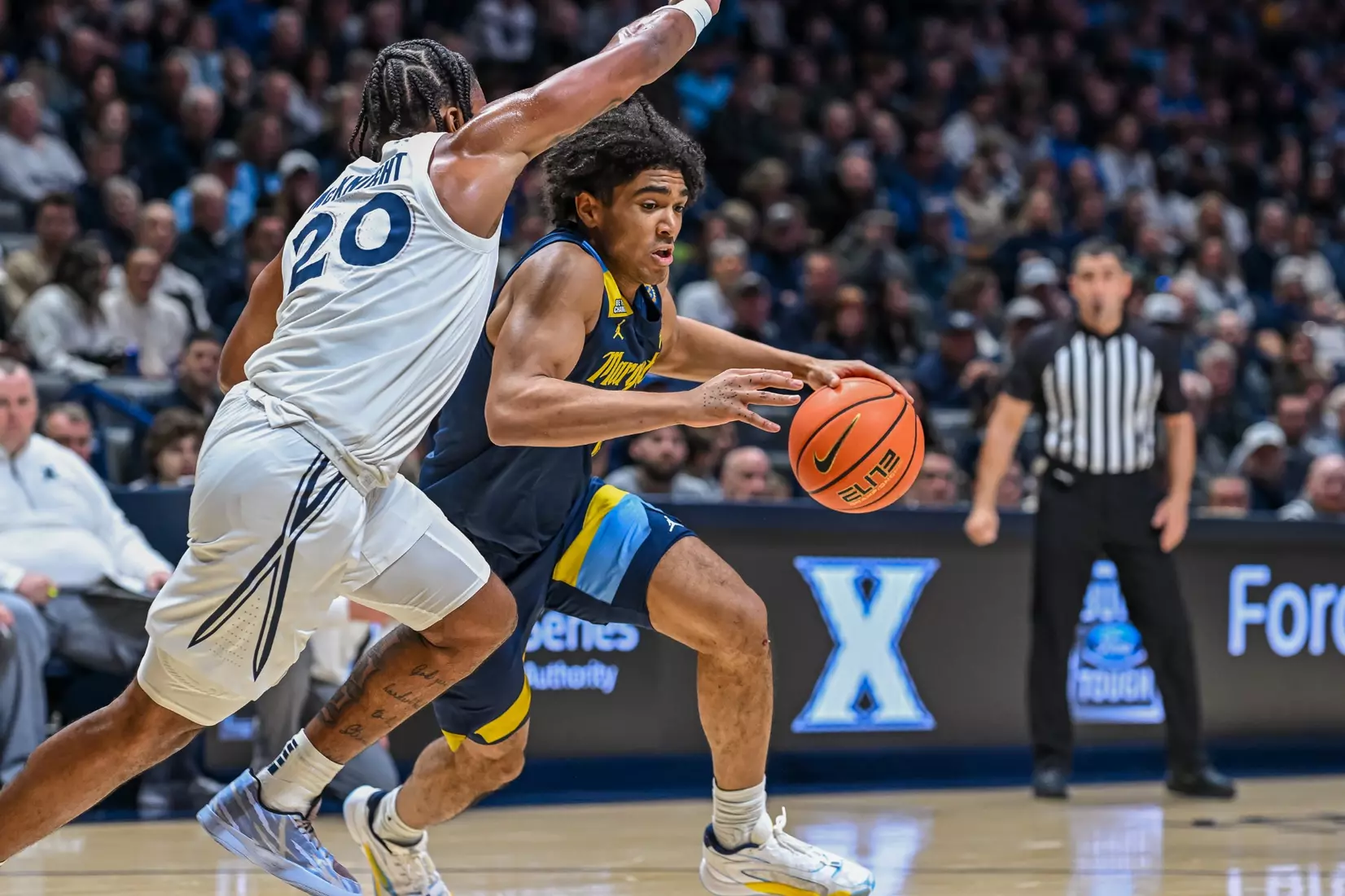 #9 Marquette Men's Basketball Defeats Xavier 72-70 on Saturday, December 21st, 2024 at Cintas Center, in Cincinnati, OH