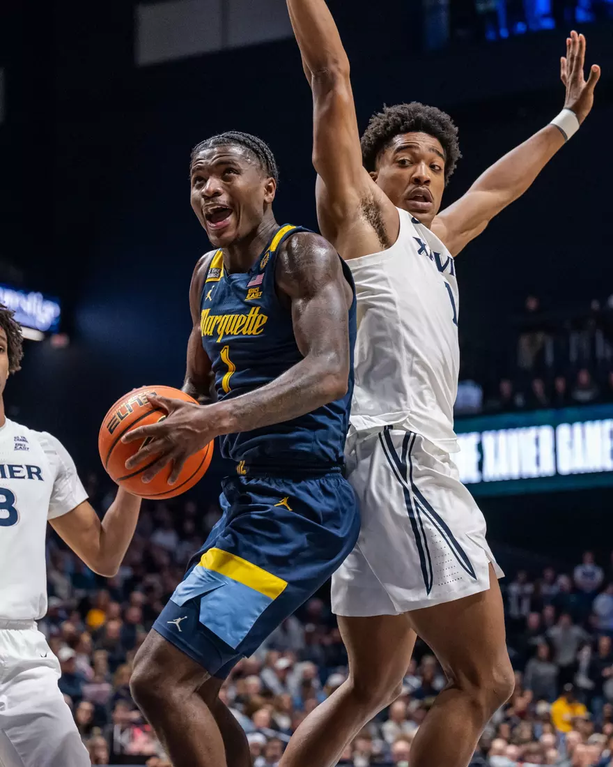 #9 Marquette Men's Basketball Defeats Xavier 72-70 on Saturday, December 21st, 2024 at Cintas Center, in Cincinnati, OH