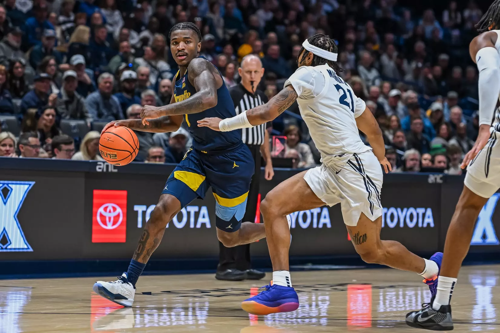 #9 Marquette Men's Basketball Defeats Xavier 72-70 on Saturday, December 21st, 2024 at Cintas Center, in Cincinnati, OH
