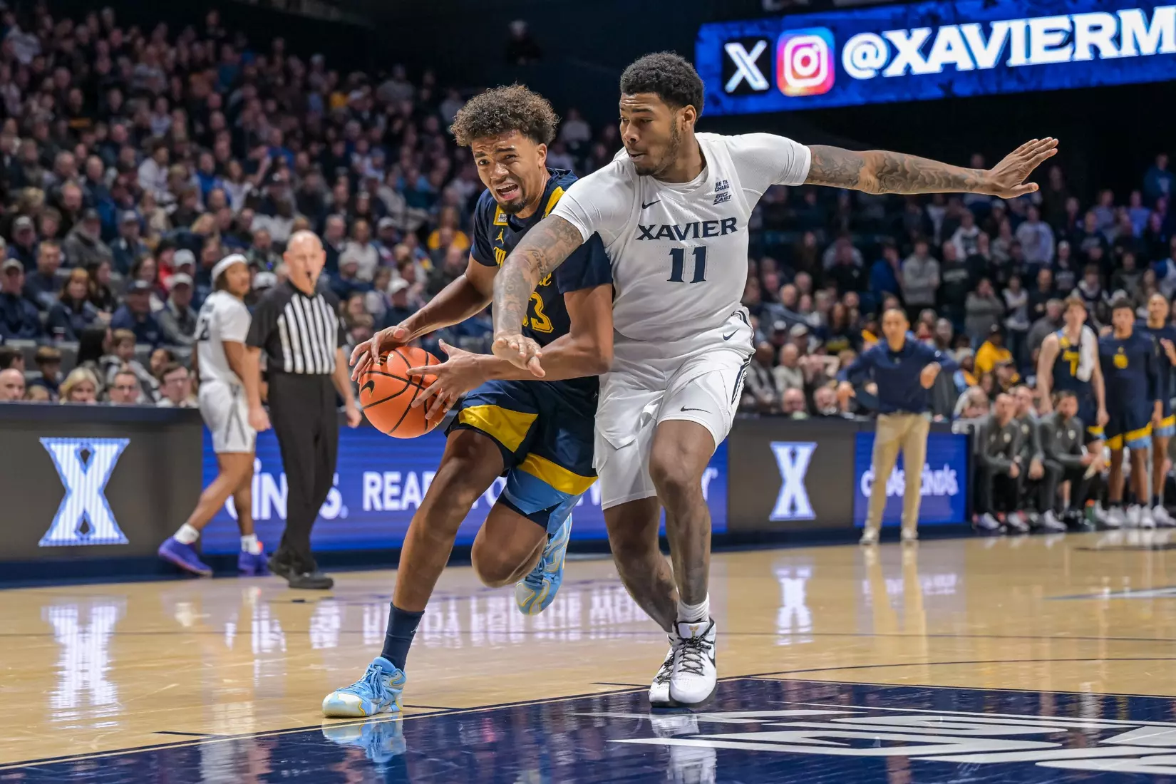 #9 Marquette Men's Basketball Defeats Xavier 72-70 on Saturday, December 21st, 2024 at Cintas Center, in Cincinnati, OH