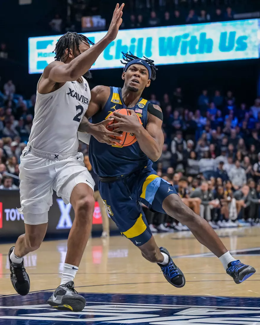 #9 Marquette Men's Basketball Defeats Xavier 72-70 on Saturday, December 21st, 2024 at Cintas Center, in Cincinnati, OH