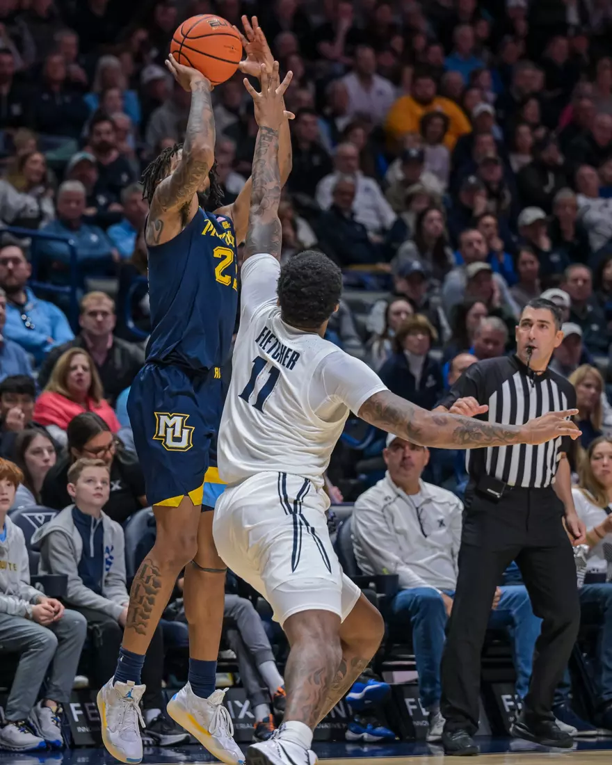 #9 Marquette Men's Basketball Defeats Xavier 72-70 on Saturday, December 21st, 2024 at Cintas Center, in Cincinnati, OH