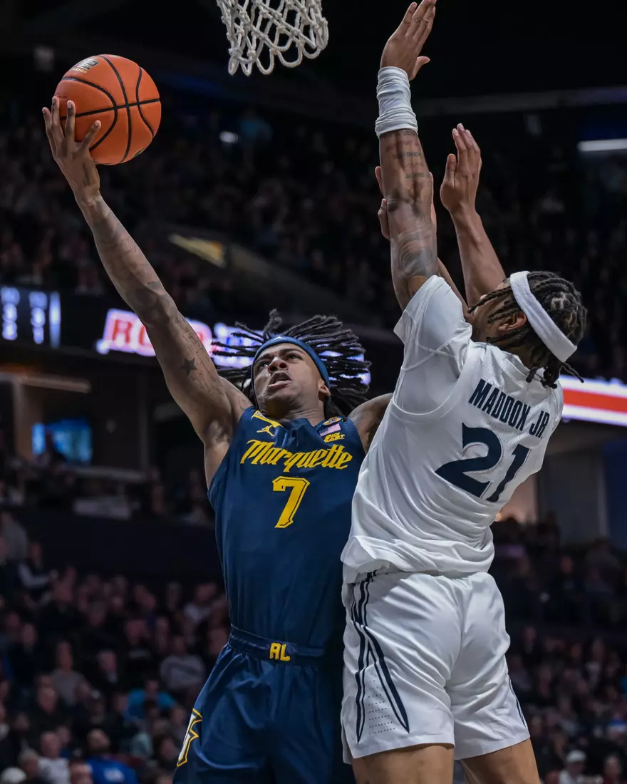 #9 Marquette Men's Basketball Defeats Xavier 72-70 on Saturday, December 21st, 2024 at Cintas Center, in Cincinnati, OH