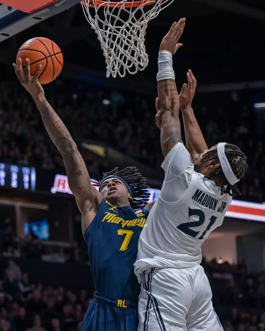 #9 Marquette Men's Basketball Defeats Xavier 72-70 on Saturday, December 21st, 2024 at Cintas Center, in Cincinnati, OH