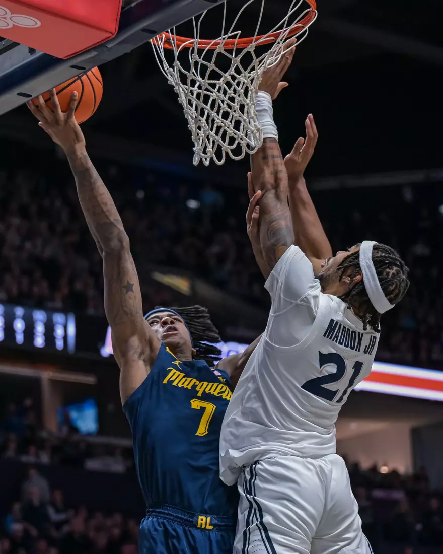 #9 Marquette Men's Basketball Defeats Xavier 72-70 on Saturday, December 21st, 2024 at Cintas Center, in Cincinnati, OH