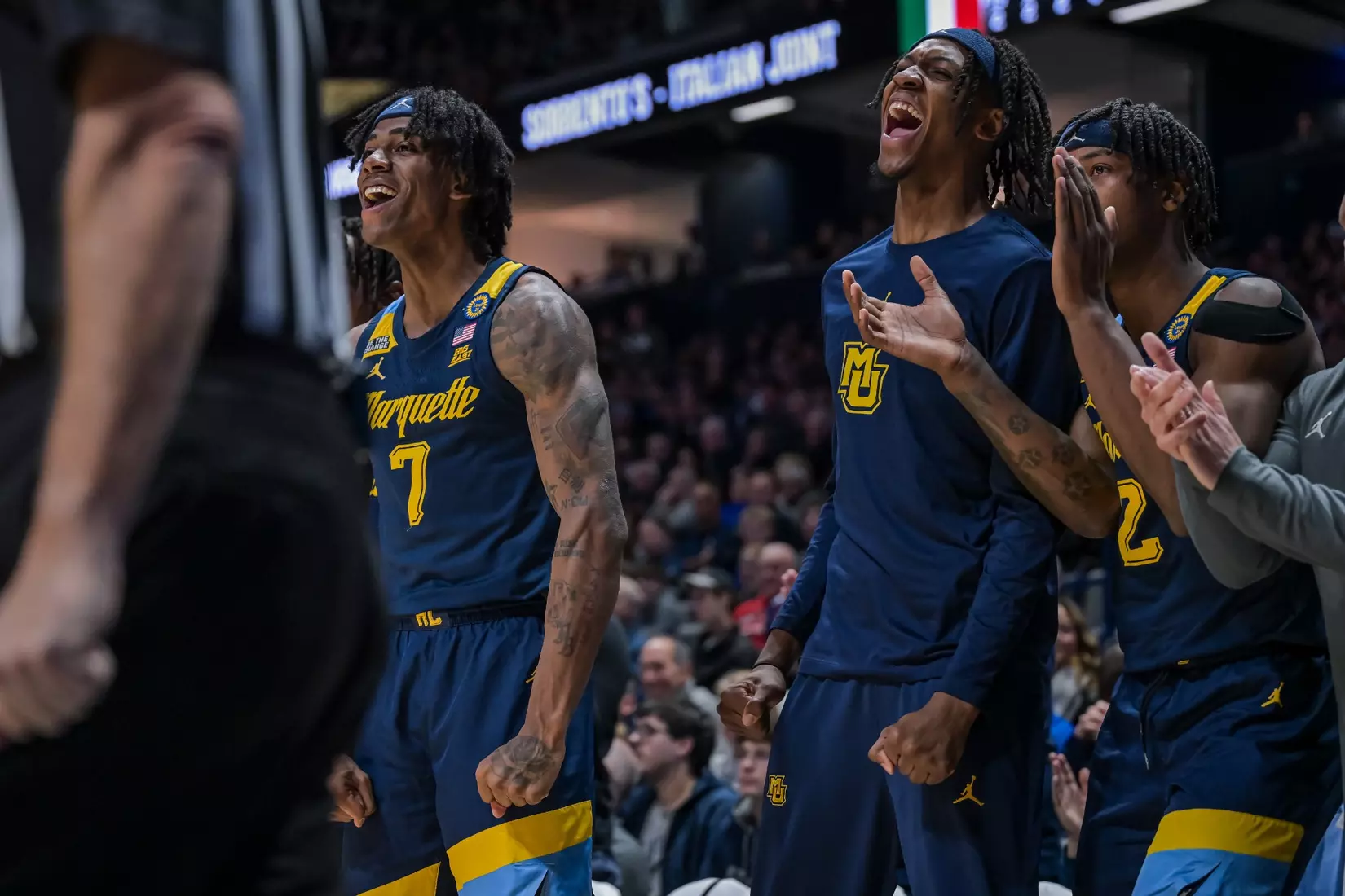 #9 Marquette Men's Basketball Defeats Xavier 72-70 on Saturday, December 21st, 2024 at Cintas Center, in Cincinnati, OH