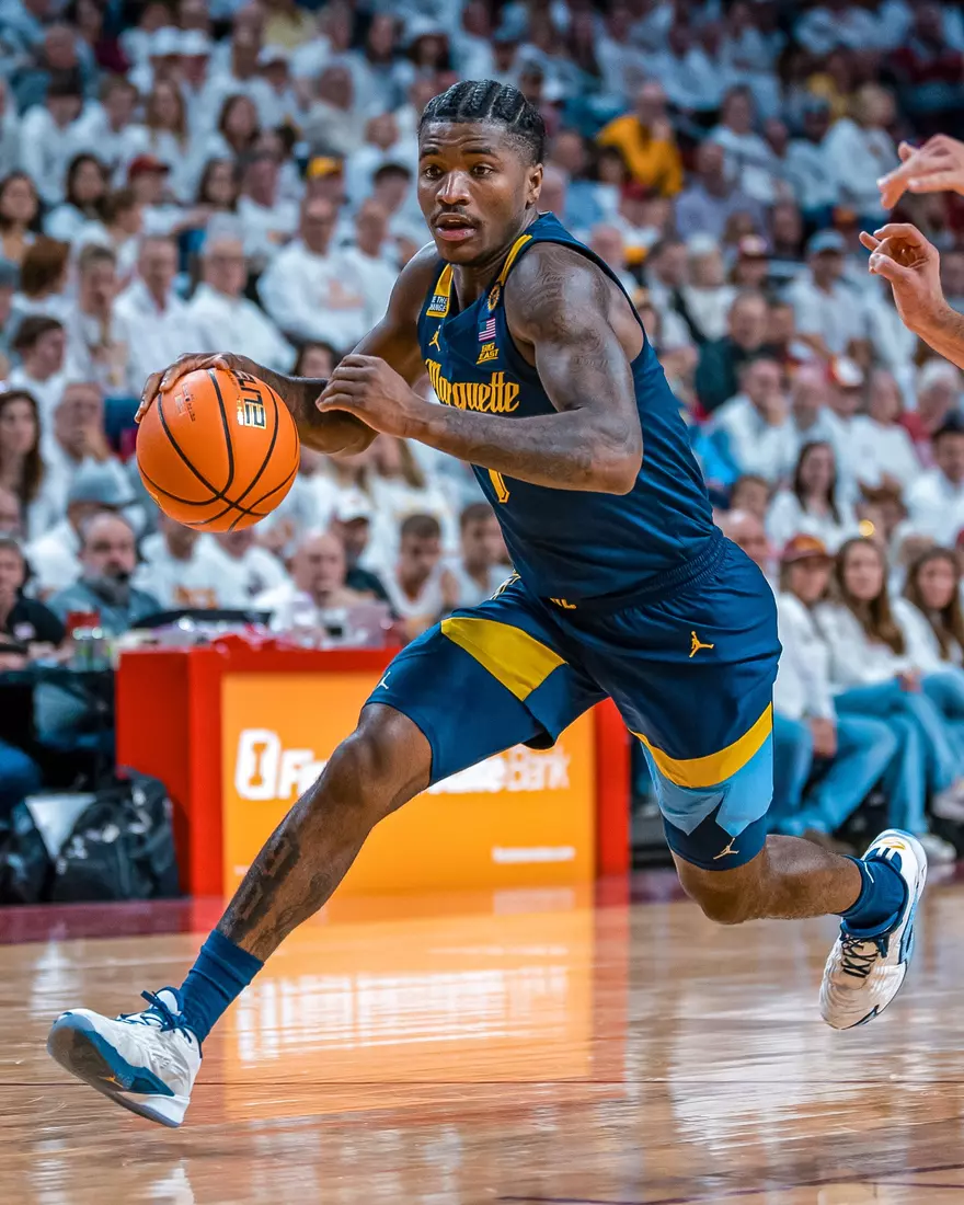 #5 Marquette Men's Basketball Falls to #6 Iowa State 70-81 on Wednesday, December 4th, 2024 at The Hilton Coliseum in Ames, Iowa