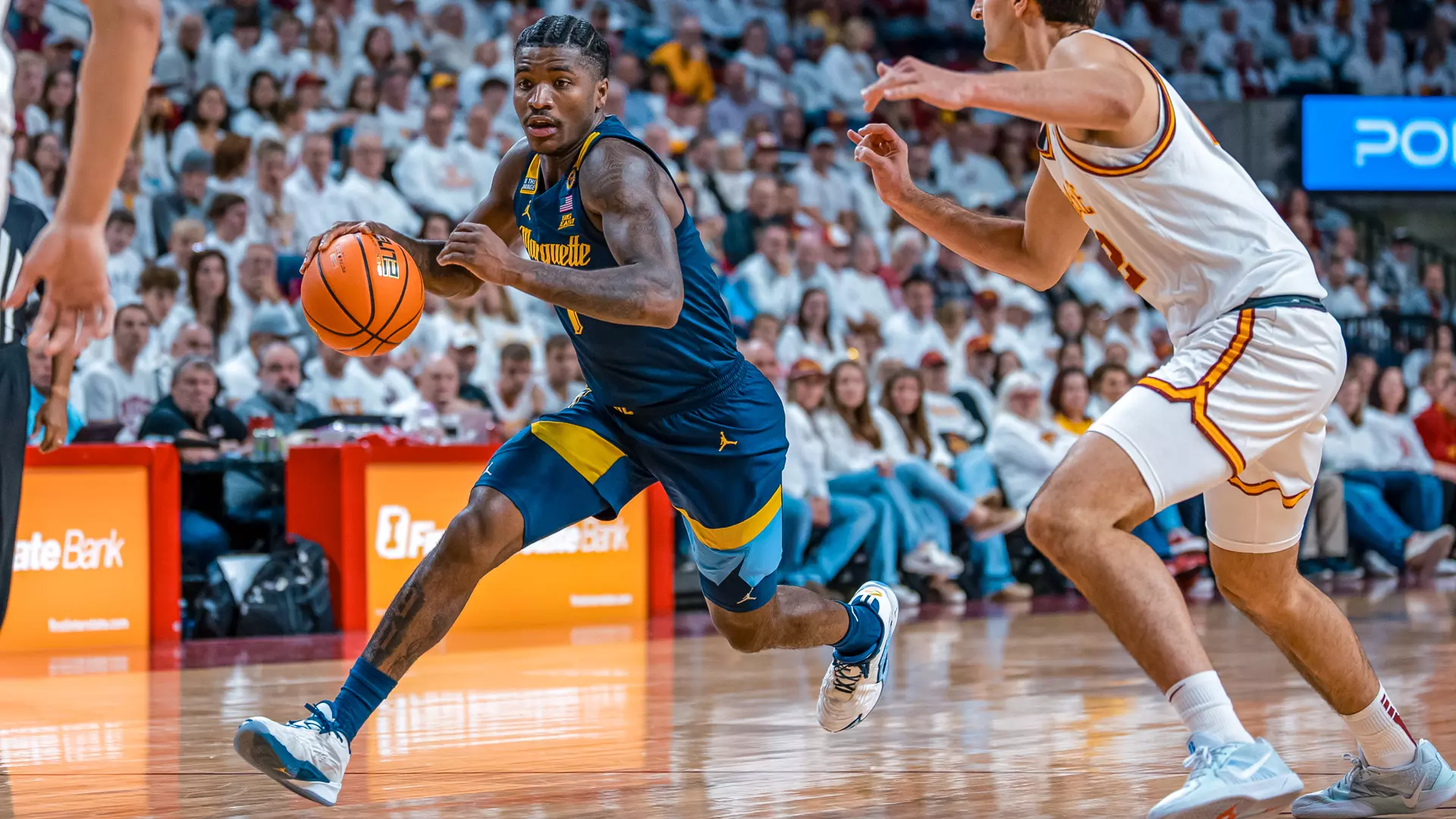 #5 Marquette Men's Basketball Falls to #6 Iowa State 70-81 on Wednesday, December 4th, 2024 at The Hilton Coliseum in Ames, Iowa