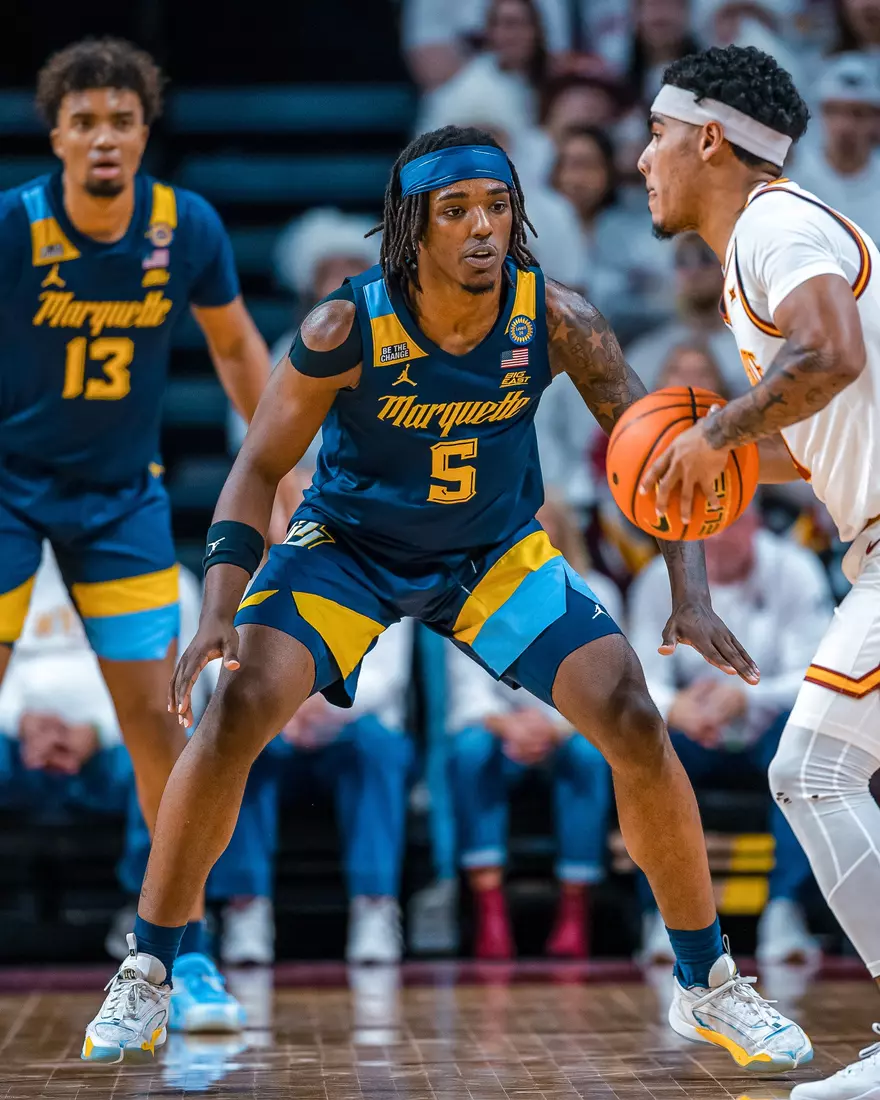 #5 Marquette Men's Basketball Falls to #6 Iowa State 70-81 on Wednesday, December 4th, 2024 at The Hilton Coliseum in Ames, Iowa