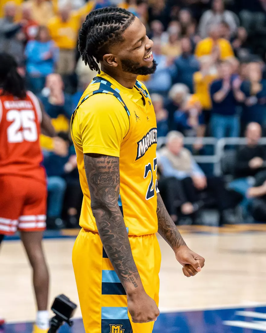 #5 Marquette Men's Basketball defeats #11 Wisconsin 88-74 on Saturday December 7th, 2024 at Fiserv Forum In Milwaukee, WI