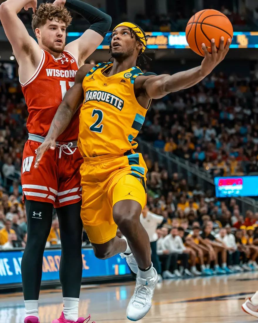 #5 Marquette Men's Basketball defeats #11 Wisconsin 88-74 on Saturday, December 7th, 2024 at Fiserv Forum in Milwaukee, WI