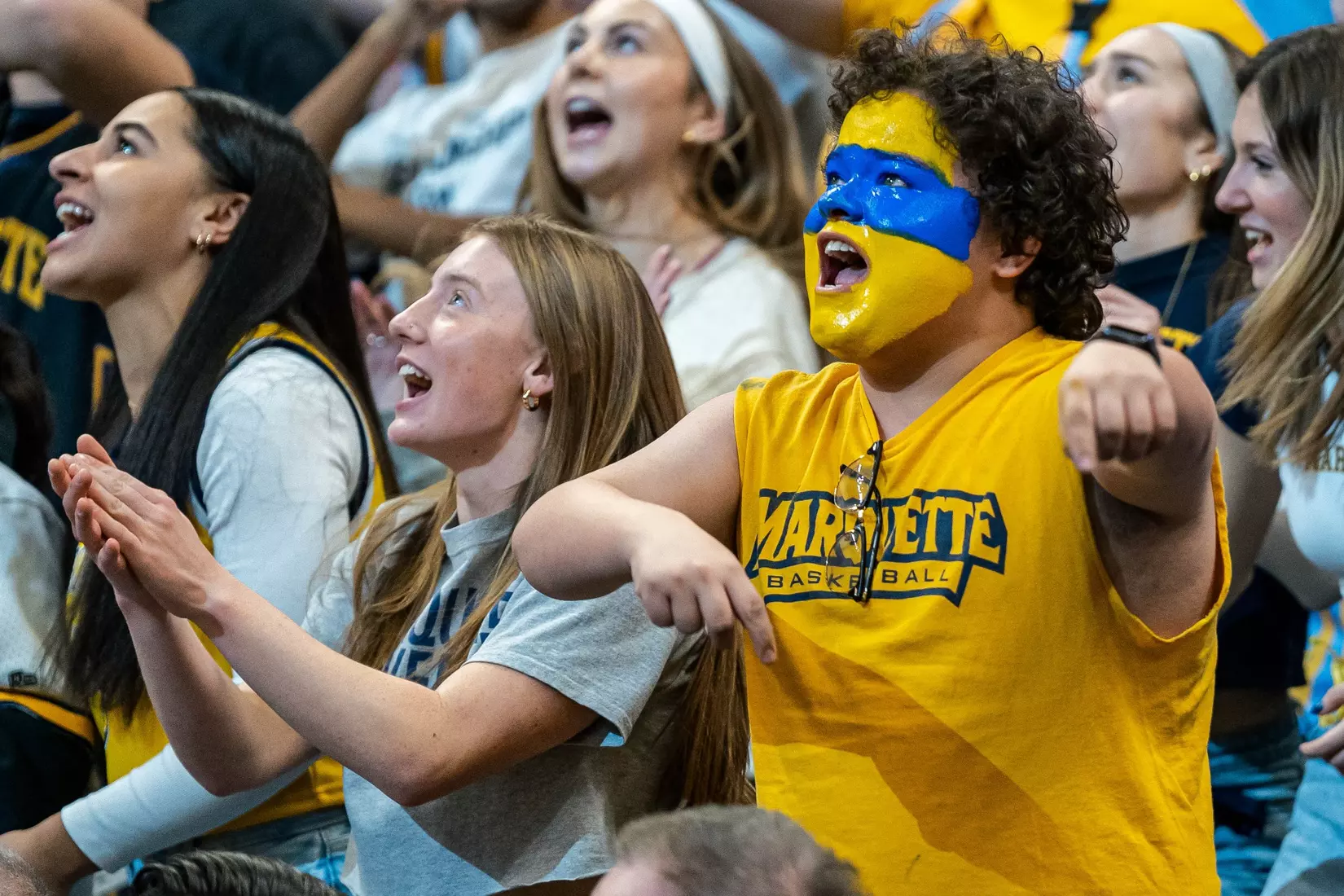 #5 Marquette Men's Basketball defeats #11 Wisconsin 88-74 on Saturday December 7th, 2024 at Fiserv Forum In Milwaukee, WI