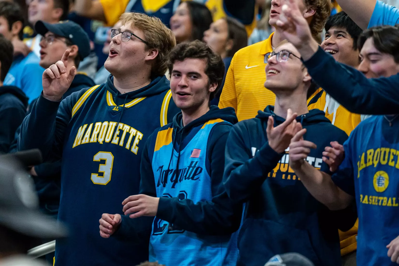 #5 Marquette Men's Basketball defeats #11 Wisconsin 88-74 on Saturday December 7th, 2024 at Fiserv Forum In Milwaukee, WI