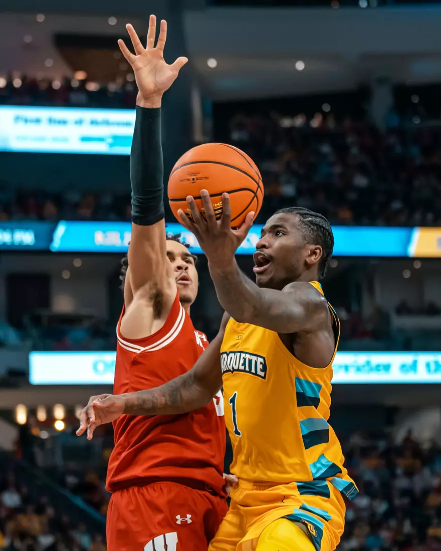 #5 Marquette Men's Basketball defeats #11 Wisconsin 88-74 on Saturday, December 7th, 2024 at Fiserv Forum in Milwaukee, WI