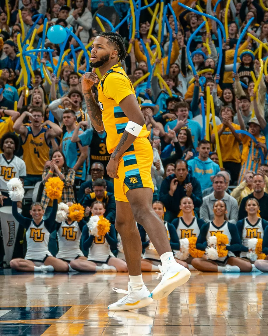 #5 Marquette Men's Basketball defeats #11 Wisconsin 88-74 on Saturday, December 7th, 2024 at Fiserv Forum in Milwaukee, WI