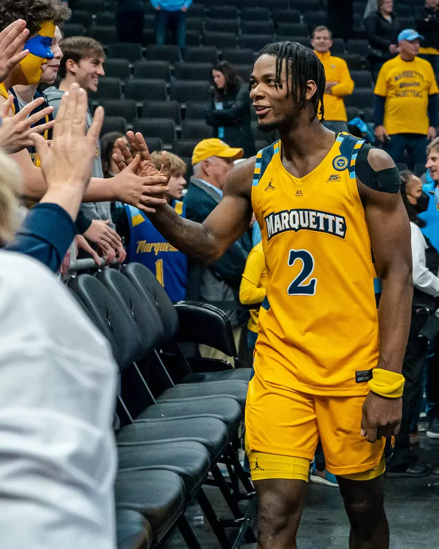 #5 Marquette Men's Basketball defeats #11 Wisconsin 88-74 on Saturday December 7th, 2024 at Fiserv Forum In Milwaukee, WI