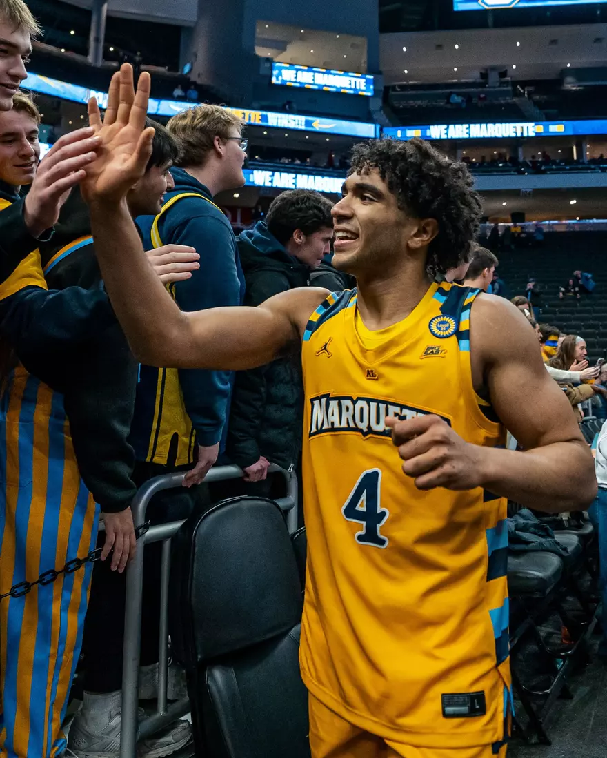 #5 Marquette Men's Basketball defeats #11 Wisconsin 88-74 on Saturday December 7th, 2024 at Fiserv Forum In Milwaukee, WI