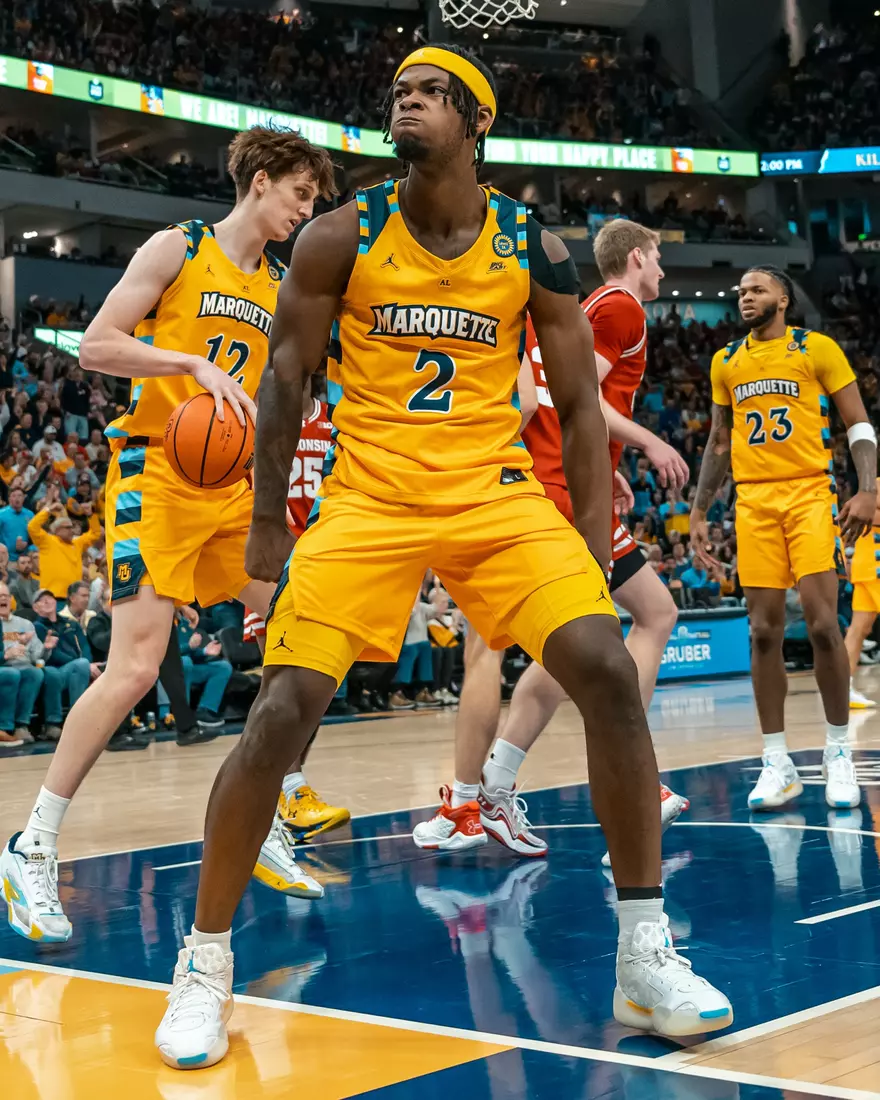 #5 Marquette Men's Basketball defeats #11 Wisconsin 88-74 on Saturday, December 7th, 2024 at Fiserv Forum in Milwaukee, WI