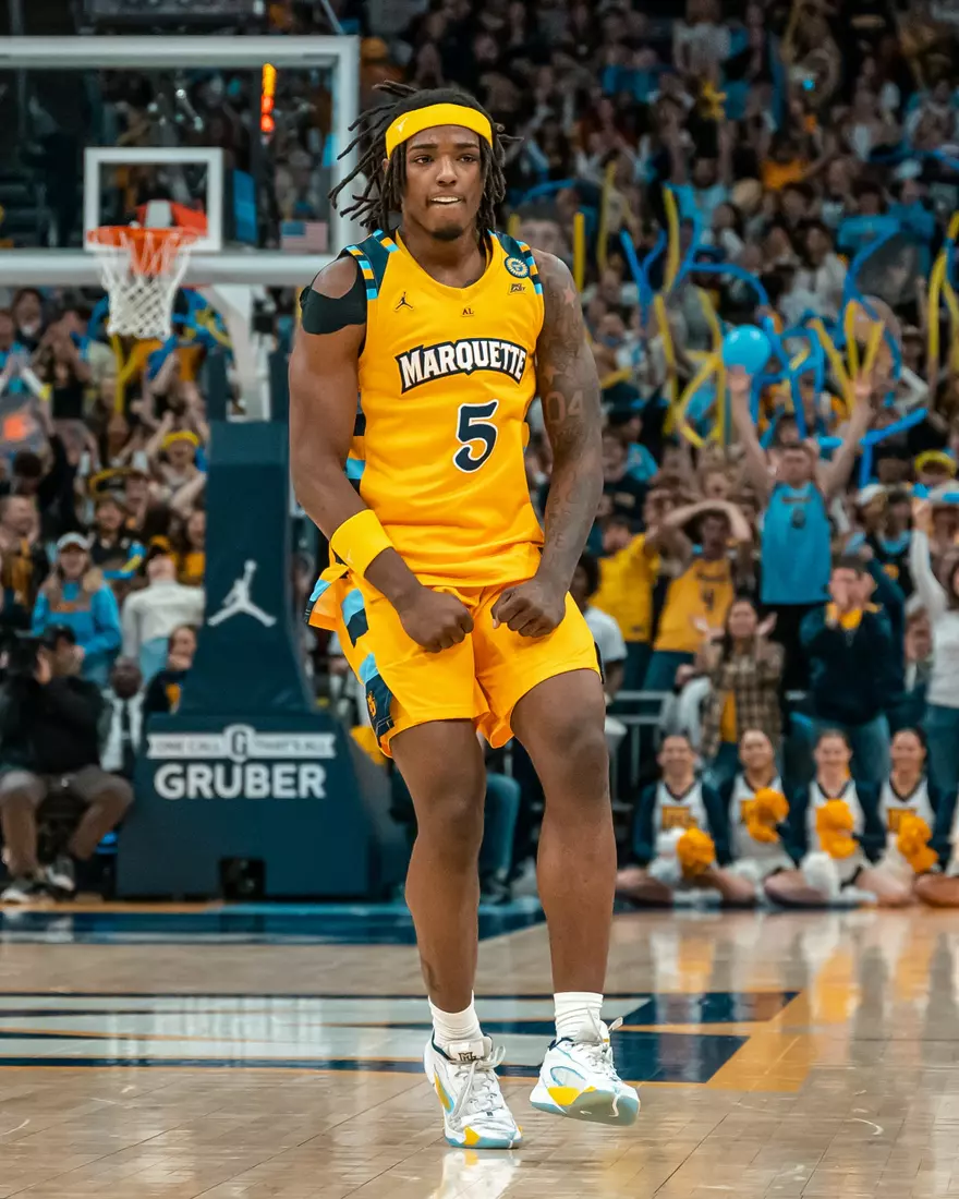#5 Marquette Men's Basketball defeats #11 Wisconsin 88-74 on Saturday, December 7th, 2024 at Fiserv Forum in Milwaukee, WI