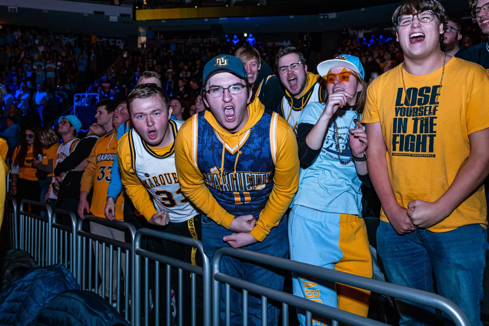 No. 7 Marquette defeats St. Johns 75-86 at Fiserv Forum on National Marquette Day, Saturday February 10, 2024 in Milwaukee, WI.