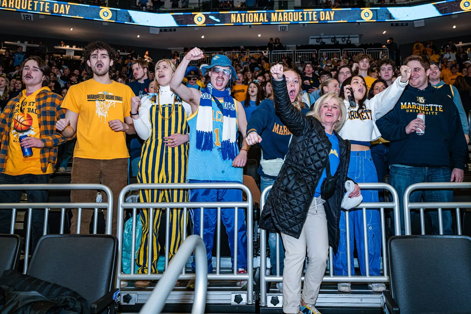 No. 7 Marquette defeats St. Johns 75-86 at Fiserv Forum on National Marquette Day, Saturday February 10, 2024 in Milwaukee, WI.