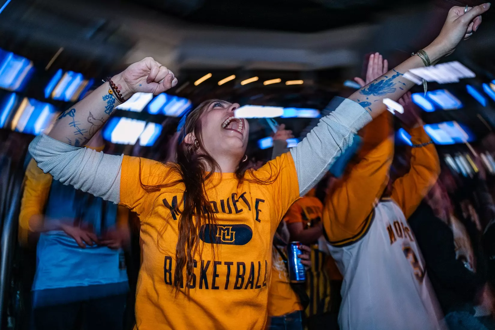 No. 7 Marquette defeats St. Johns 75-86 at Fiserv Forum on National Marquette Day, Saturday February 10, 2024 in Milwaukee, WI.