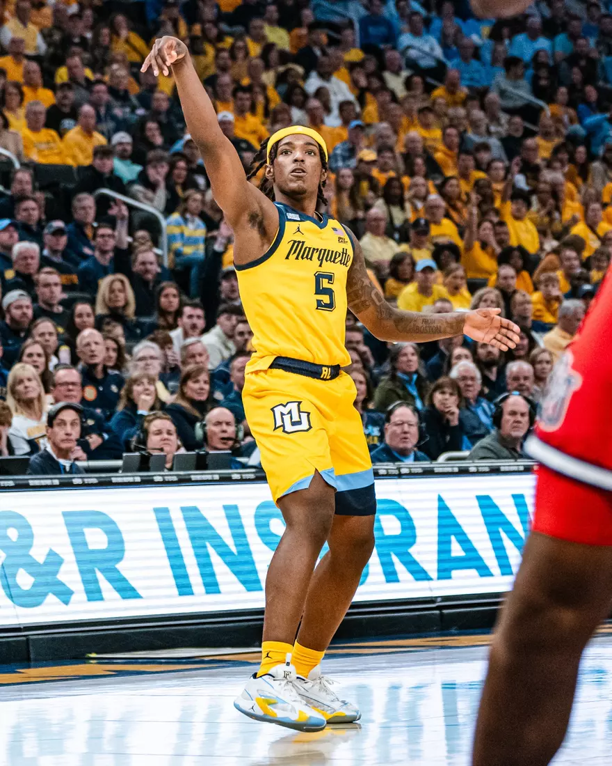 No. 7 Marquette defeats St. Johns 75-86 at Fiserv Forum on National Marquette Day, Saturday February 10, 2024 in Milwaukee, WI.