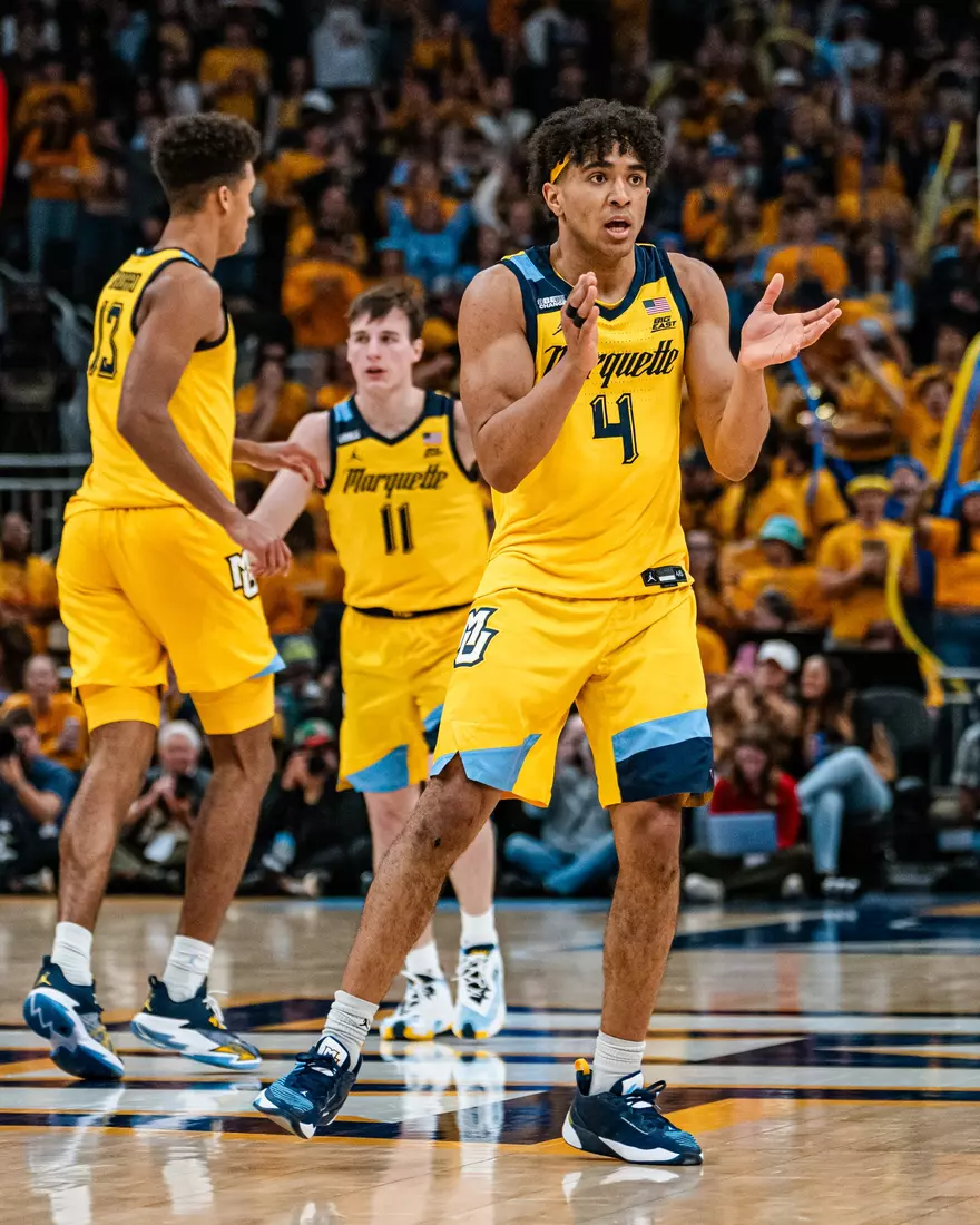 No. 7 Marquette defeats St. Johns 75-86 at Fiserv Forum on National Marquette Day, Saturday February 10, 2024 in Milwaukee, WI.