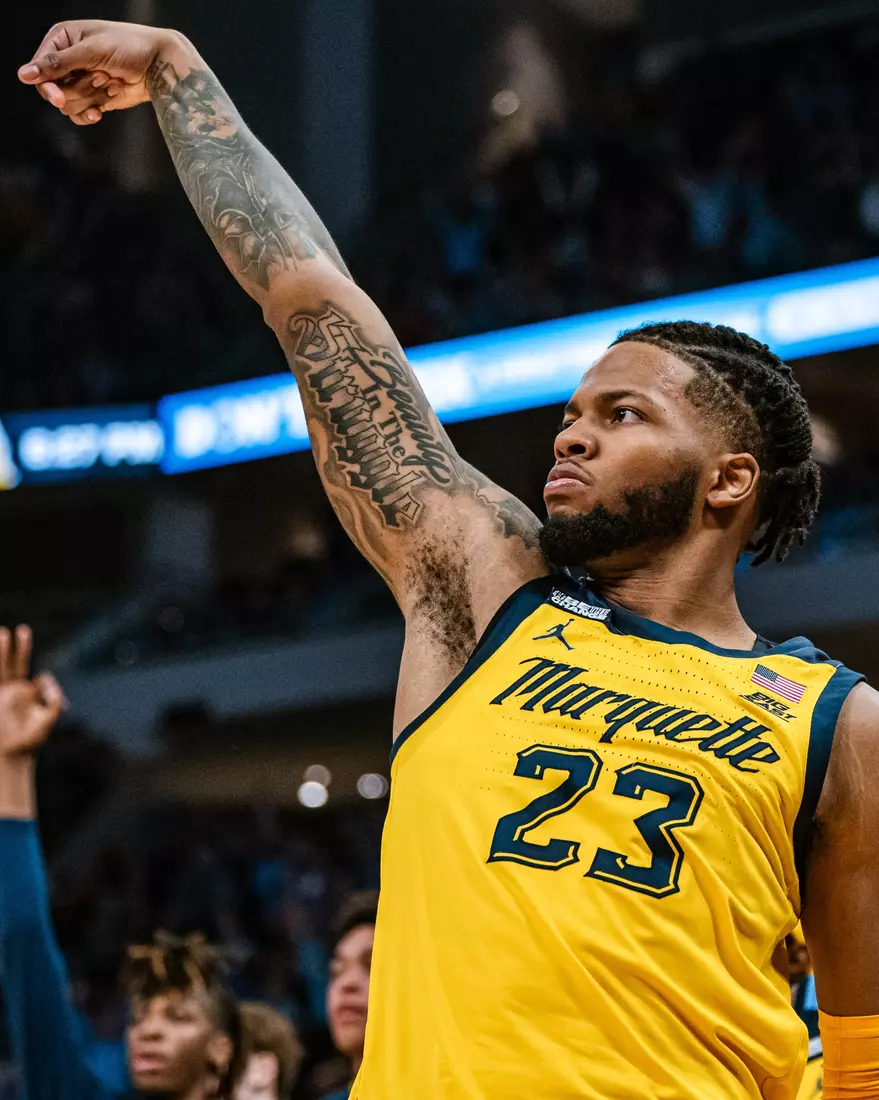 No. 7 Marquette defeats St. Johns 75-86 at Fiserv Forum on National Marquette Day, Saturday February 10, 2024 in Milwaukee, WI.