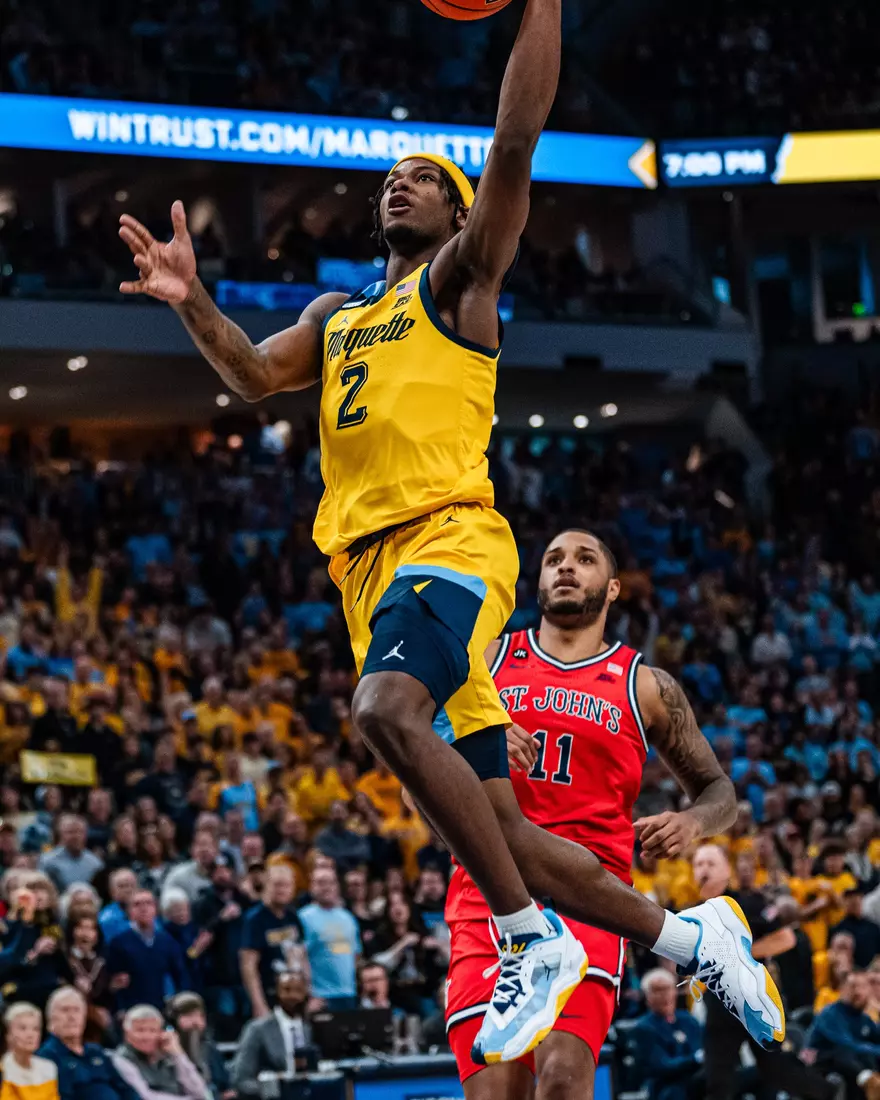 No. 7 Marquette defeats St. Johns 75-86 at Fiserv Forum on National Marquette Day, Saturday February 10, 2024 in Milwaukee, WI.