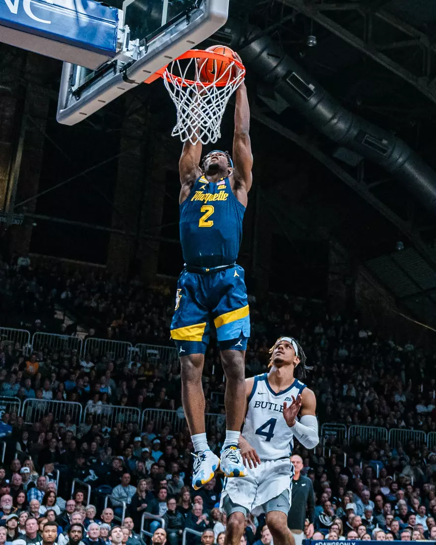 No. 4 Marquette defeats Butler 78-72 at Hinkle Fieldhouse on Tuesday, February 13, 2024 in Indianapolis, IN.