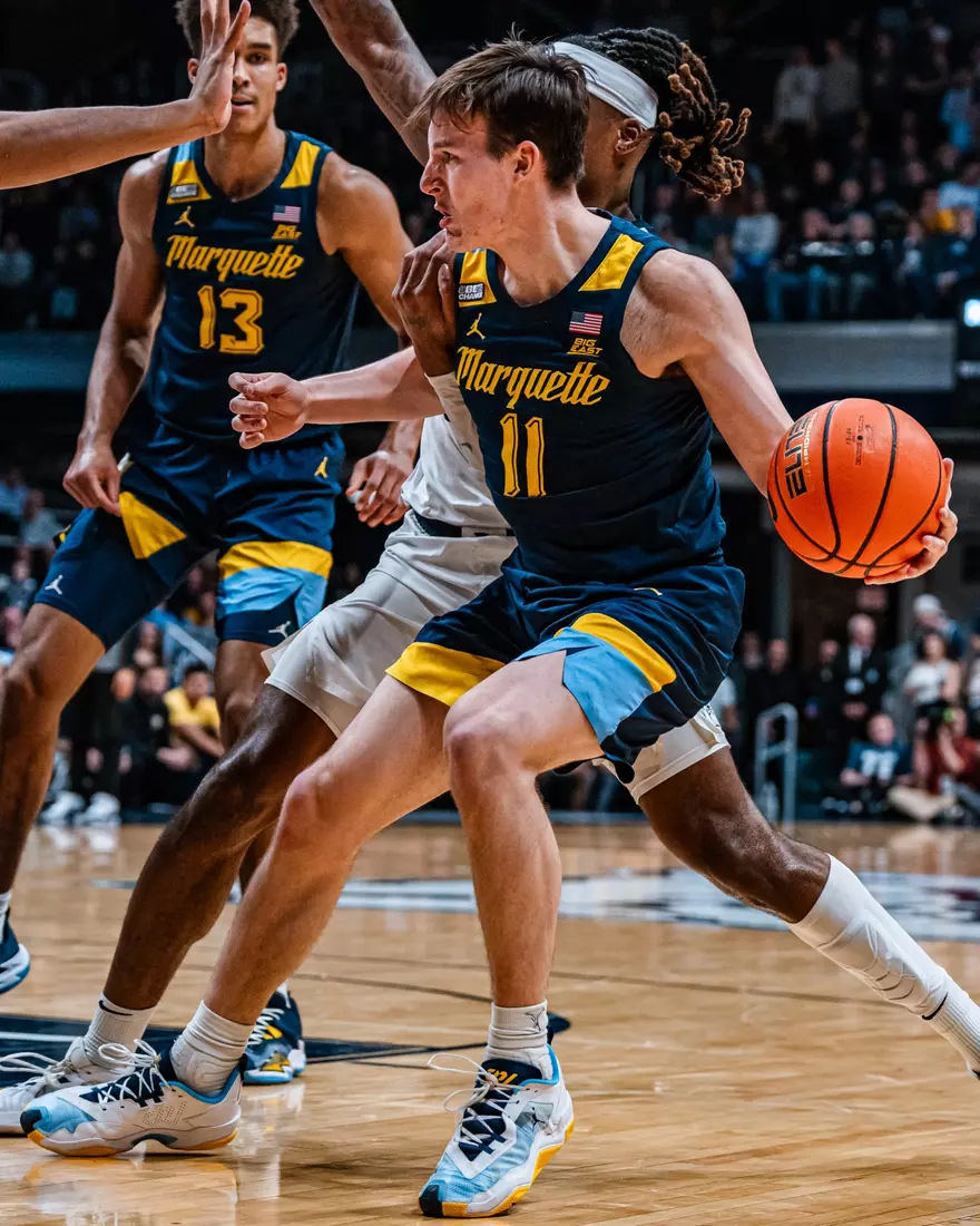 No. 4 Marquette defeats Butler 78-72 at Hinkle Fieldhouse on Tuesday, February 13, 2024 in Indianapolis, IN.