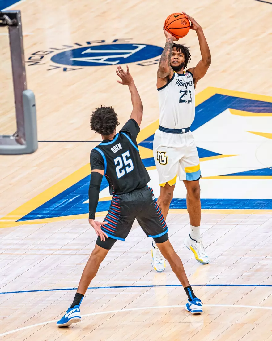 No. 7 Marquette defeats DePaul 105-71 at Fiserv Forum on National Marquette Day, Wednesday February 21, 2024 in Milwaukee, WI.