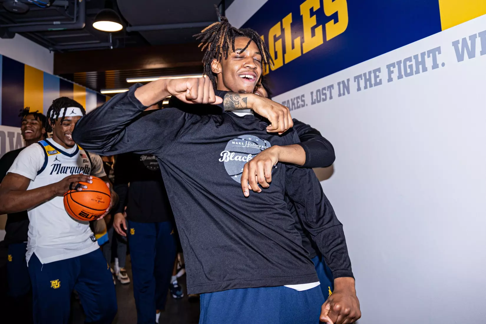 No. 7 Marquette defeats DePaul 105-71 at Fiserv Forum on National Marquette Day, Wednesday February 21, 2024 in Milwaukee, WI.