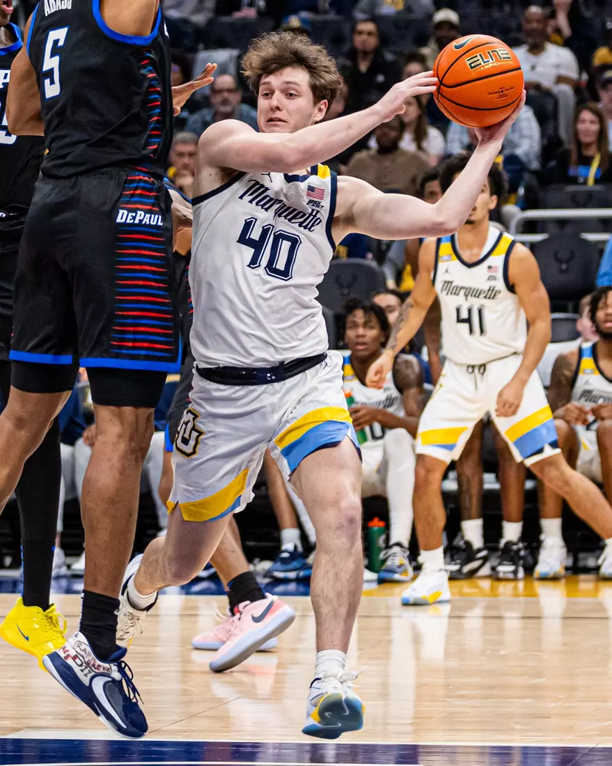 No. 7 Marquette defeats DePaul 105-71 at Fiserv Forum on National Marquette Day, Wednesday February 21, 2024 in Milwaukee, WI.