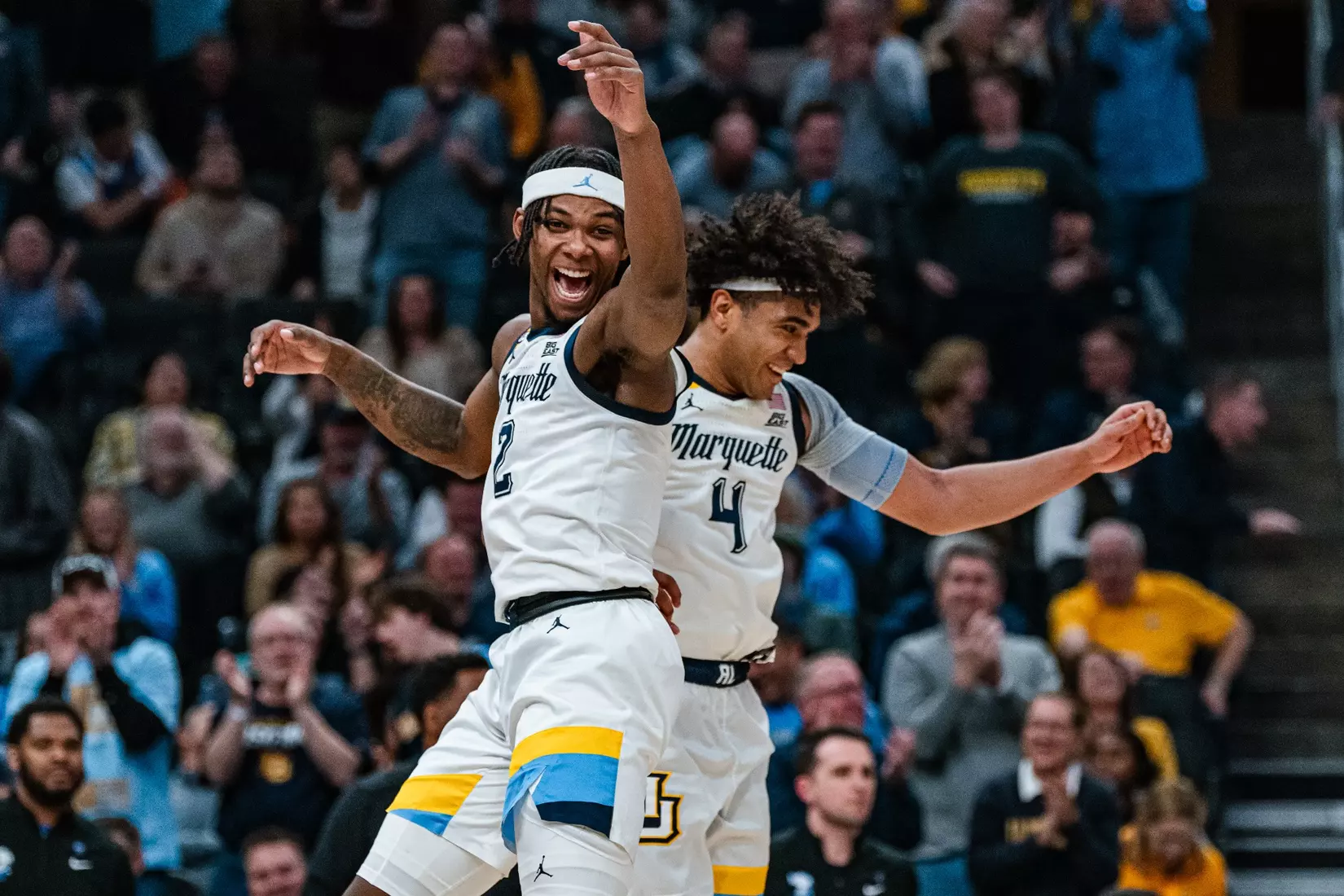 No. 7 Marquette defeats DePaul 105-71 at Fiserv Forum on National Marquette Day, Wednesday February 21, 2024 in Milwaukee, WI.