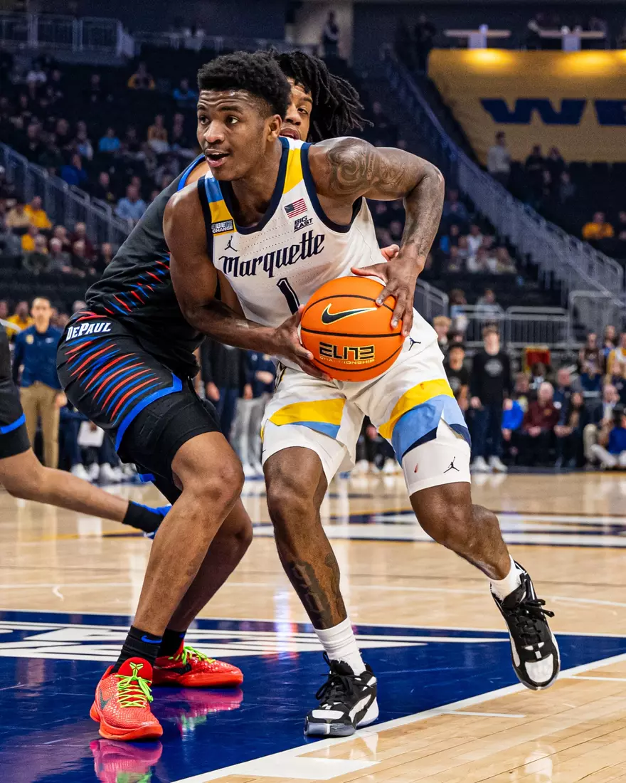 No. 7 Marquette defeats DePaul 105-71 at Fiserv Forum on National Marquette Day, Wednesday February 21, 2024 in Milwaukee, WI.