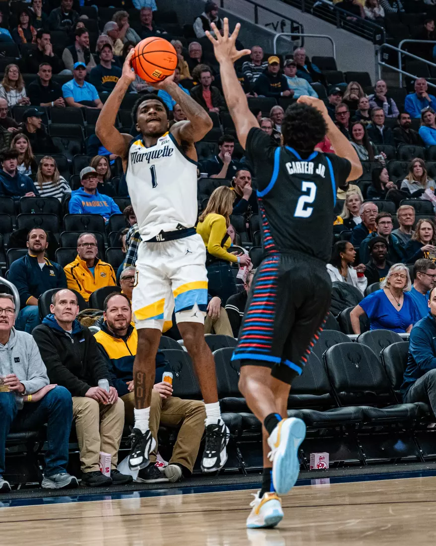 No. 7 Marquette defeats DePaul 105-71 at Fiserv Forum on National Marquette Day, Wednesday February 21, 2024 in Milwaukee, WI.