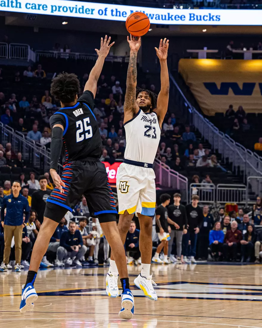 No. 7 Marquette defeats DePaul 105-71 at Fiserv Forum on National Marquette Day, Wednesday February 21, 2024 in Milwaukee, WI.