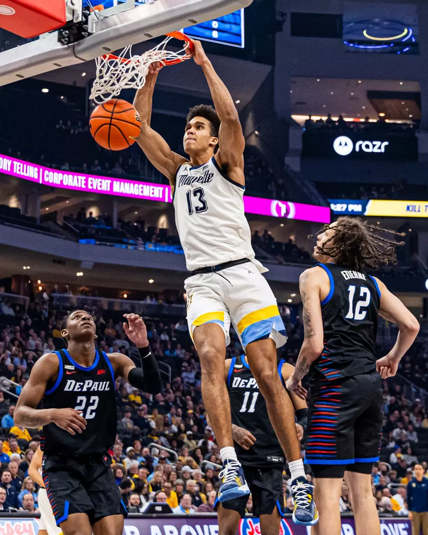 No. 7 Marquette defeats DePaul 105-71 at Fiserv Forum on National Marquette Day, Wednesday February 21, 2024 in Milwaukee, WI.