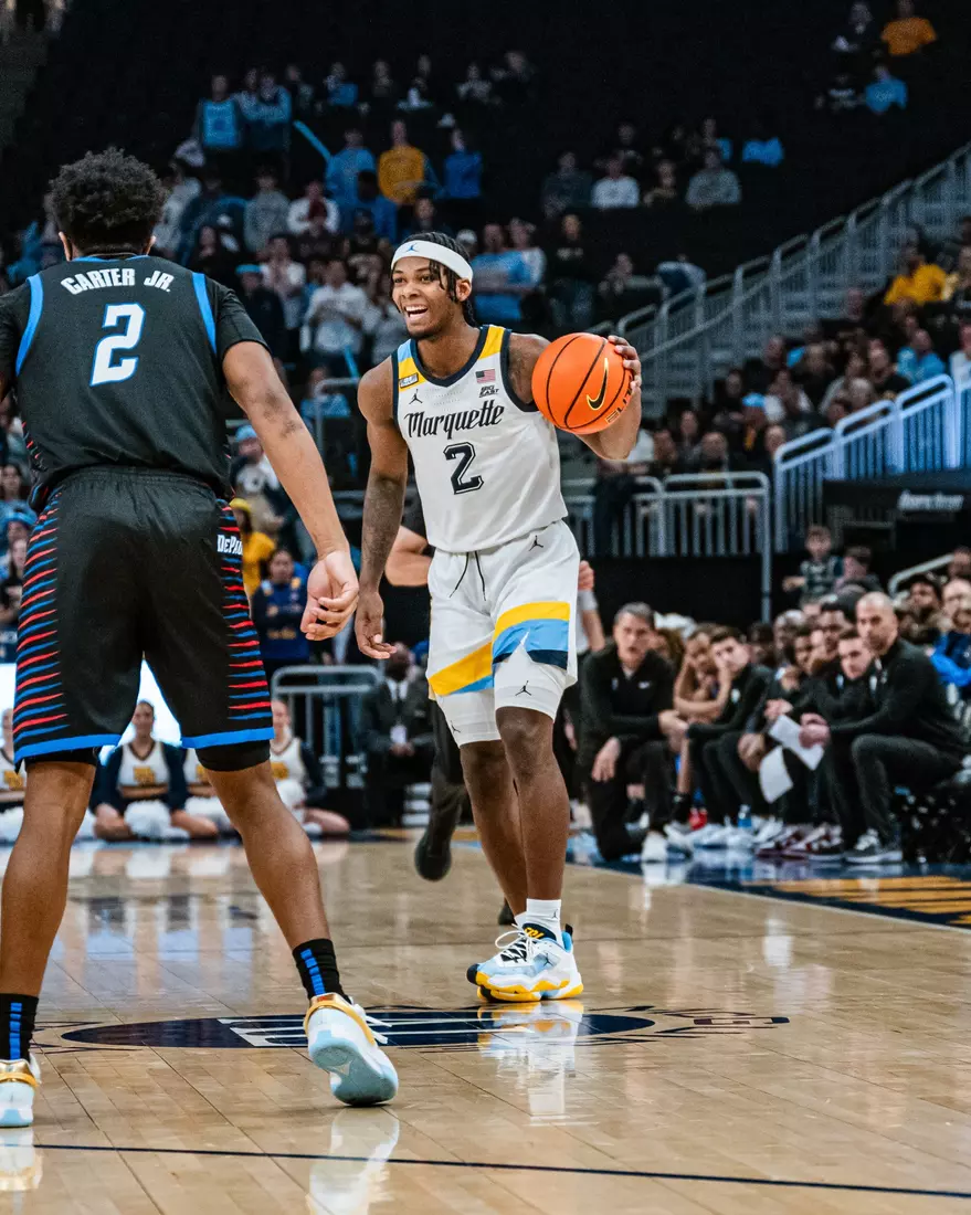 No. 7 Marquette defeats DePaul 105-71 at Fiserv Forum on National Marquette Day, Wednesday February 21, 2024 in Milwaukee, WI.