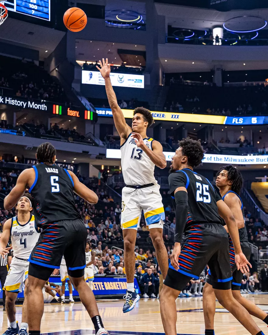 No. 7 Marquette defeats DePaul 105-71 at Fiserv Forum on National Marquette Day, Wednesday February 21, 2024 in Milwaukee, WI.