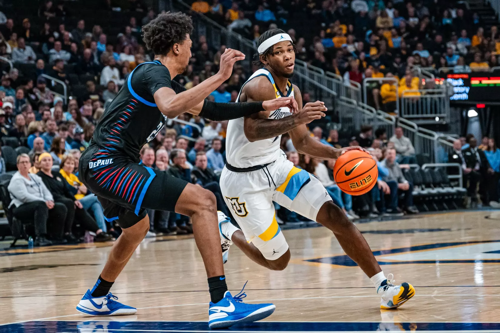 No. 7 Marquette defeats DePaul 105-71 at Fiserv Forum on National Marquette Day, Wednesday February 21, 2024 in Milwaukee, WI.